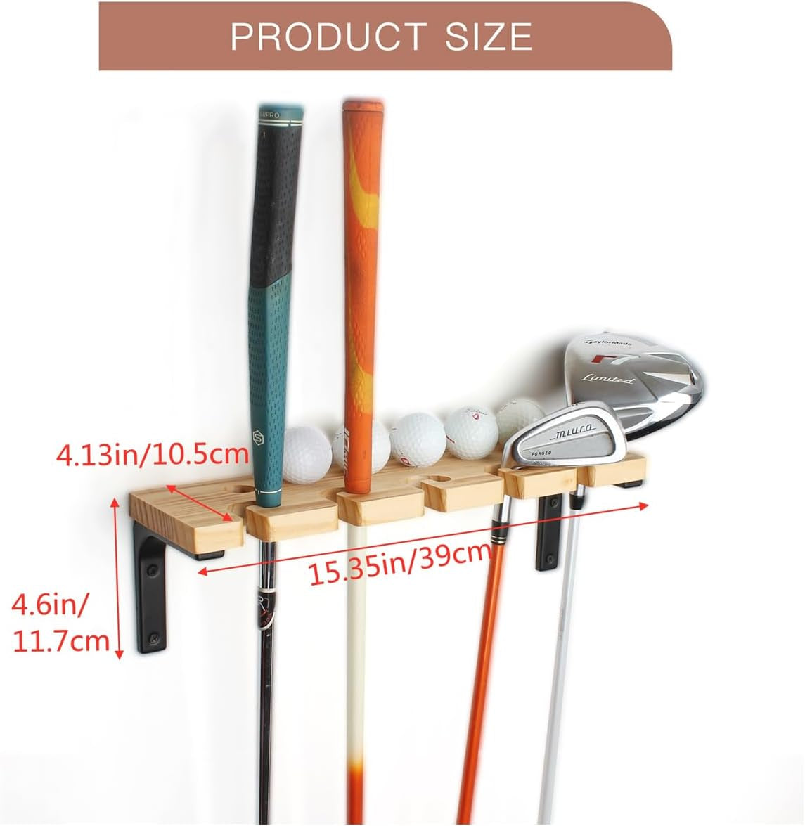 Golf Club Wall Mount, Golf Club Organize Golf Club Holder Display Golf Putter Ho
